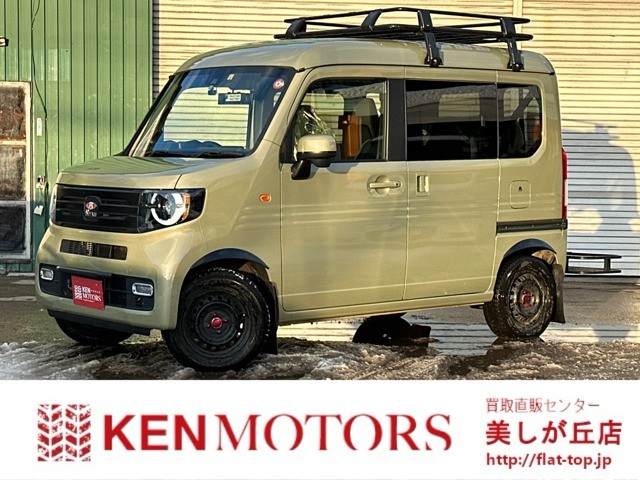 N-VAN+スタイル ファン ターボ 4WD　ワンオーナー/ナビ/ドラレコ/リアラダー 660