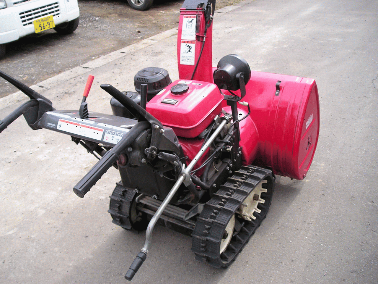 除雪機 ホンダ 8馬力除雪機 HS－870 オーガ上下ペダル式 整備済み