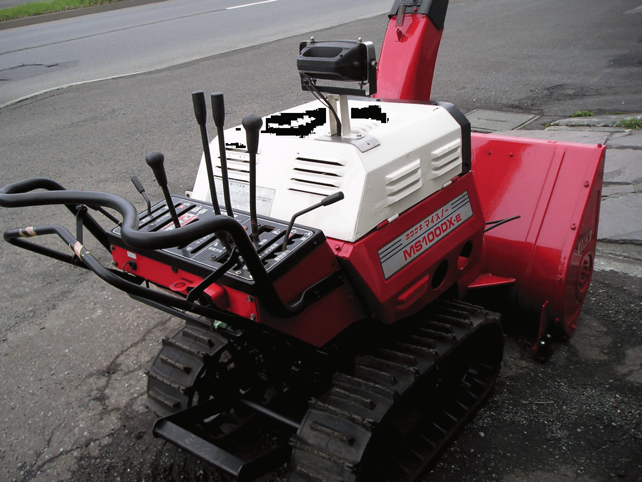 除雪機 カワサキ 10馬力除雪機 MS－1000DX－E クローラー新品交換