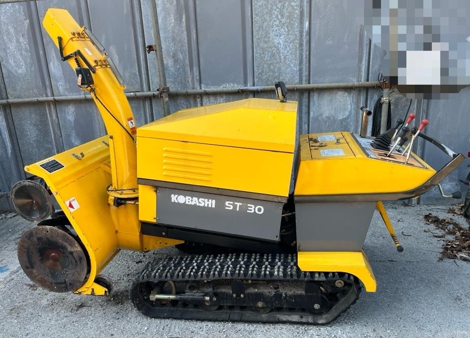 コバシ　除雪機　ST300 Yahoo!オークション - 【北海道発】コバシ ST300 30馬力大型ディーゼル