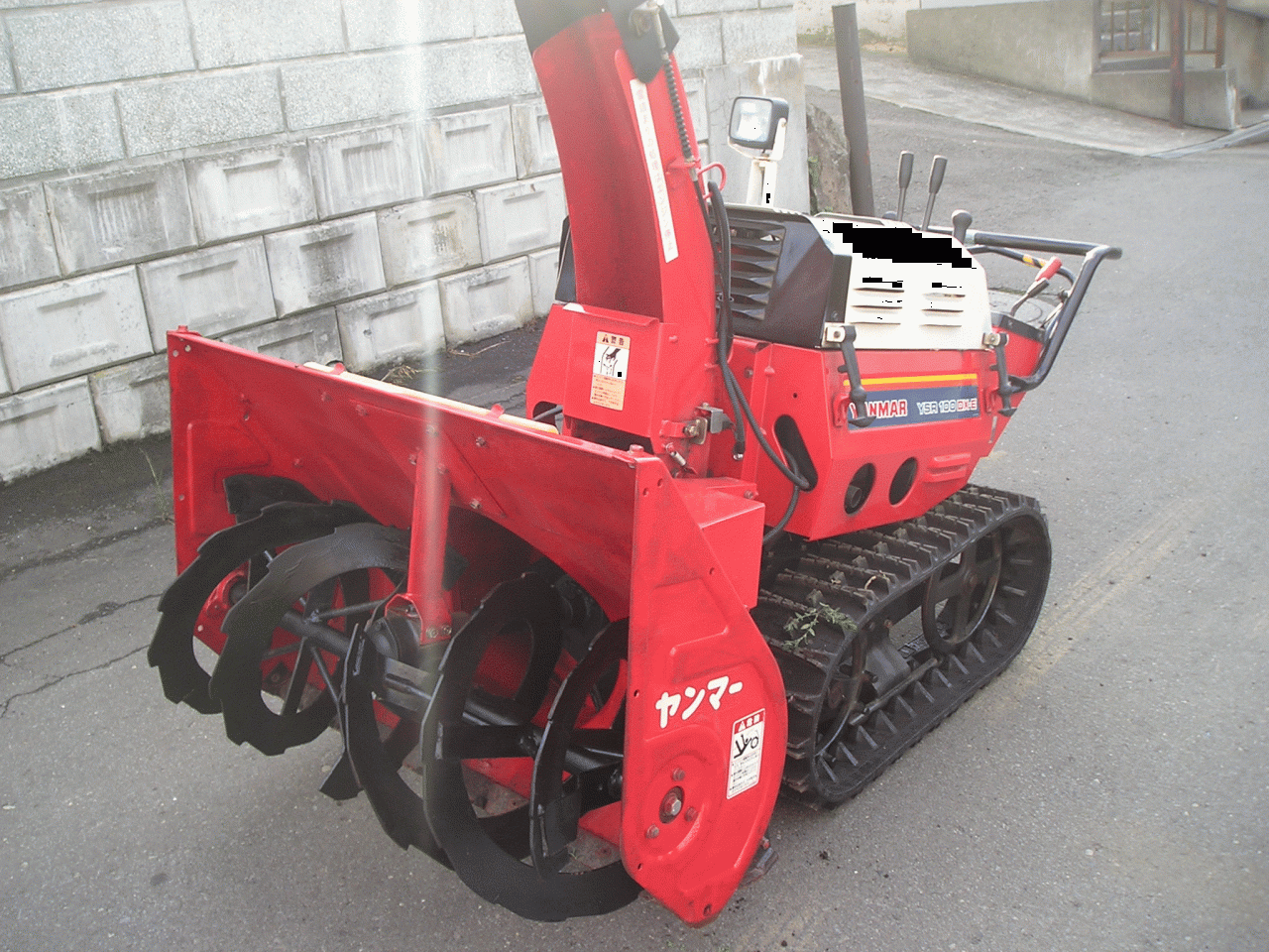 除雪機 ヤンマー10馬力除雪機 YSR－100DXE 整備済み 即使用可