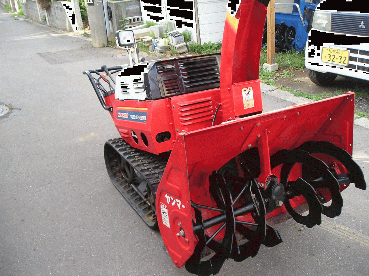 除雪機 ヤンマー10馬力除雪機 YSR－100DXE 整備済み 即使用可