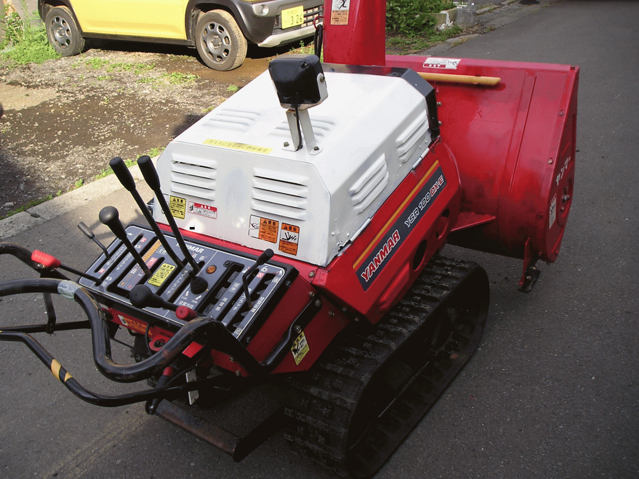 除雪機 ヤンマー10馬力除雪機 YSR－100DXE 整備済み 即使用可