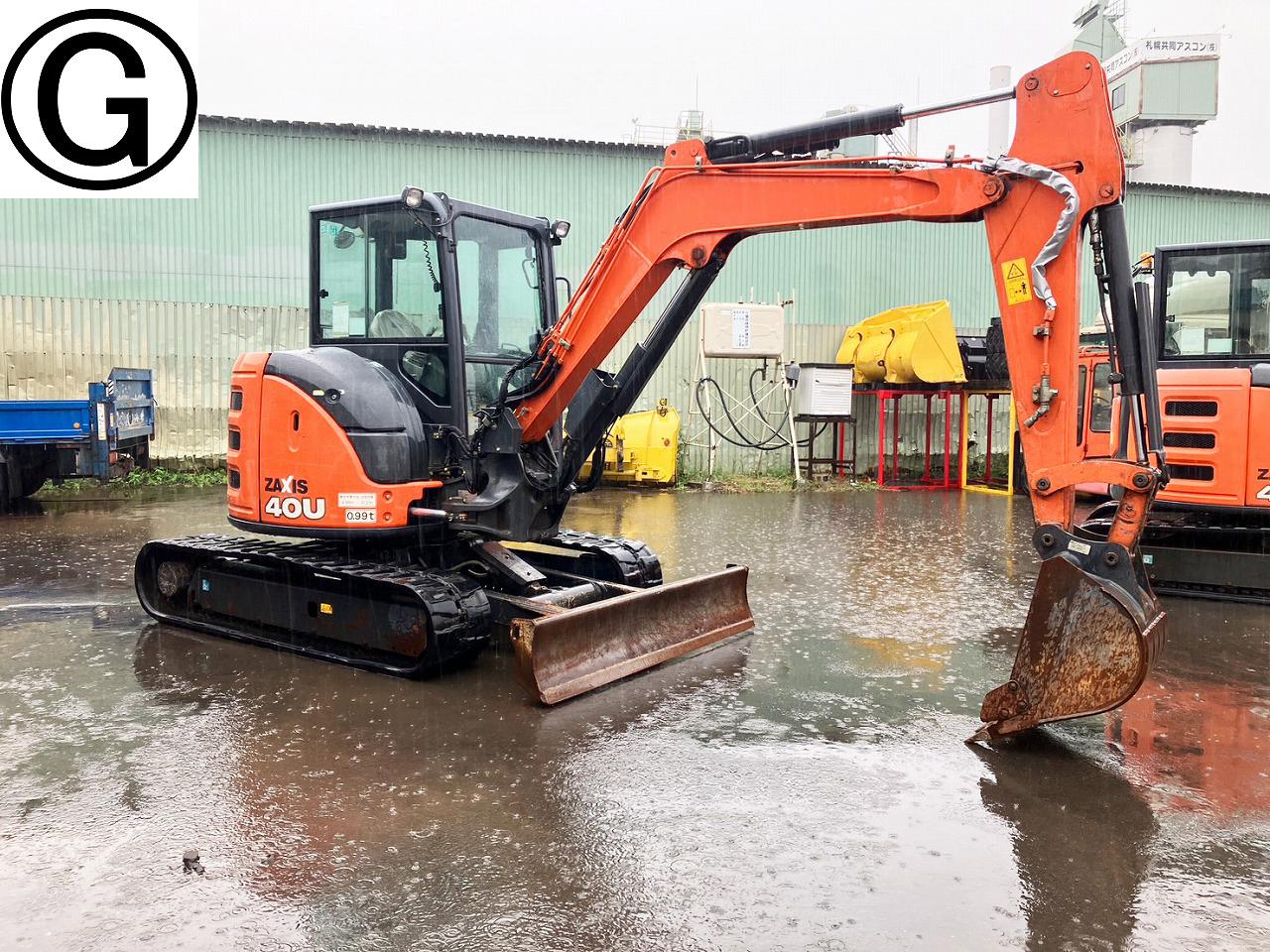 バックホー&nbsp;&nbsp;日立　中古　ZX40U-5B　建機&nbsp;日立　中古　ZX40U-5B　建機