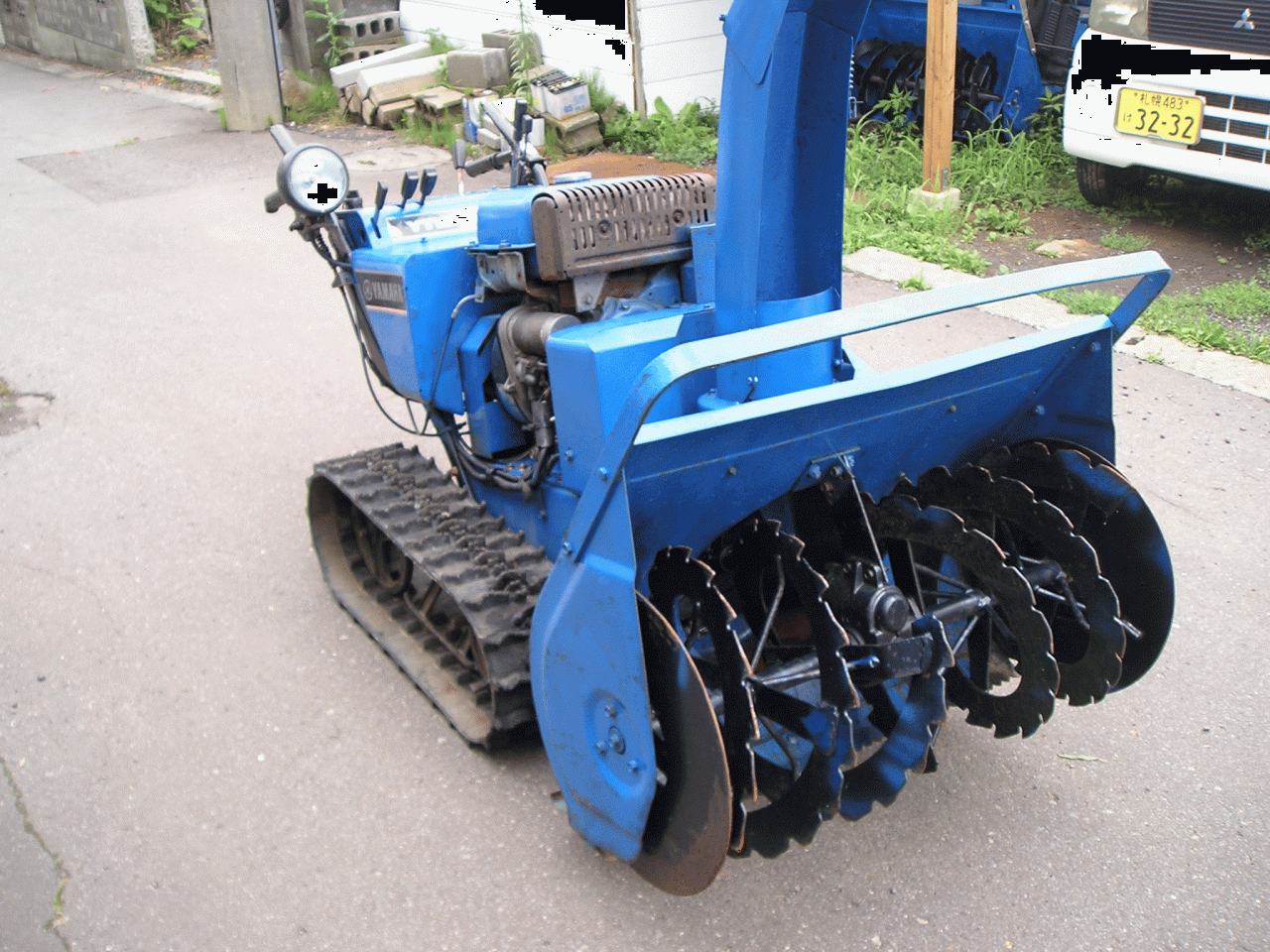 除雪機 ヤマハ除雪機 10馬力除雪機 YT－1080ED 整備済み 即使用可