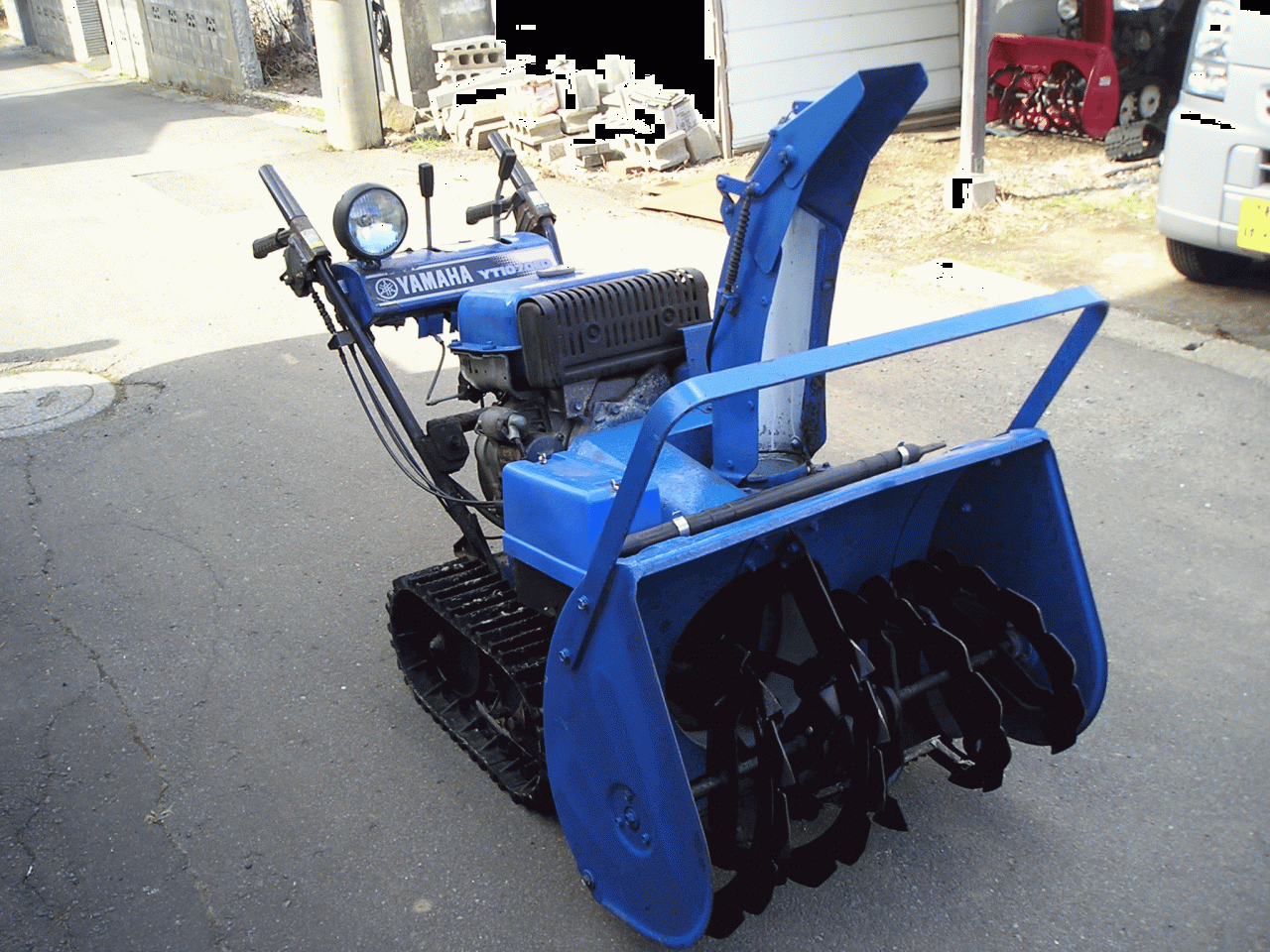 除雪機 ヤマハ 10馬力除雪機 YT－1070ED オーガ上下ハンド式 整備