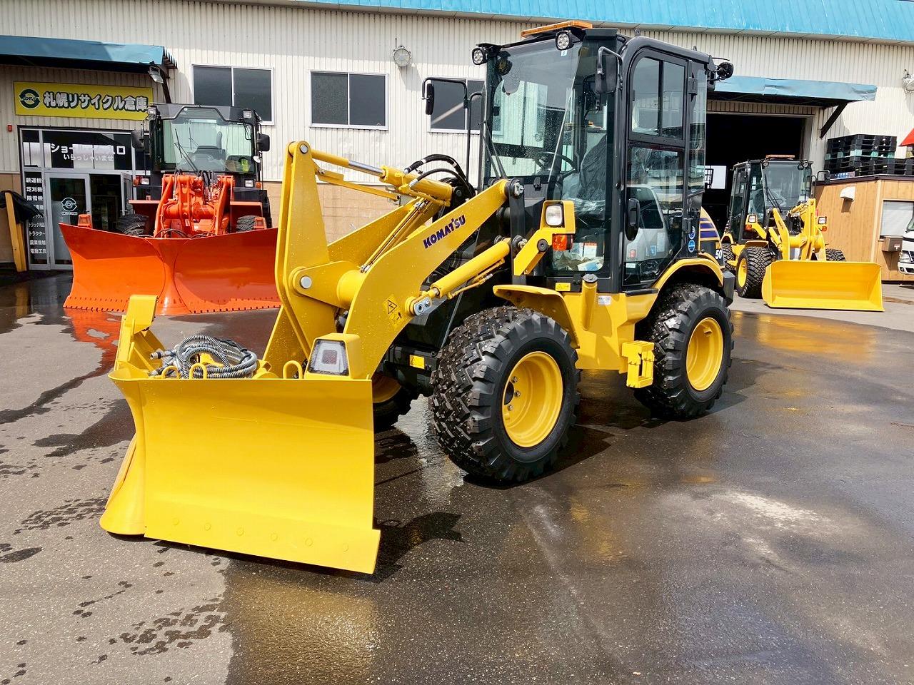 ホイールローダ コマツ 未使用 WA50-8 マルチプラウ仕様 建機｜除雪だ