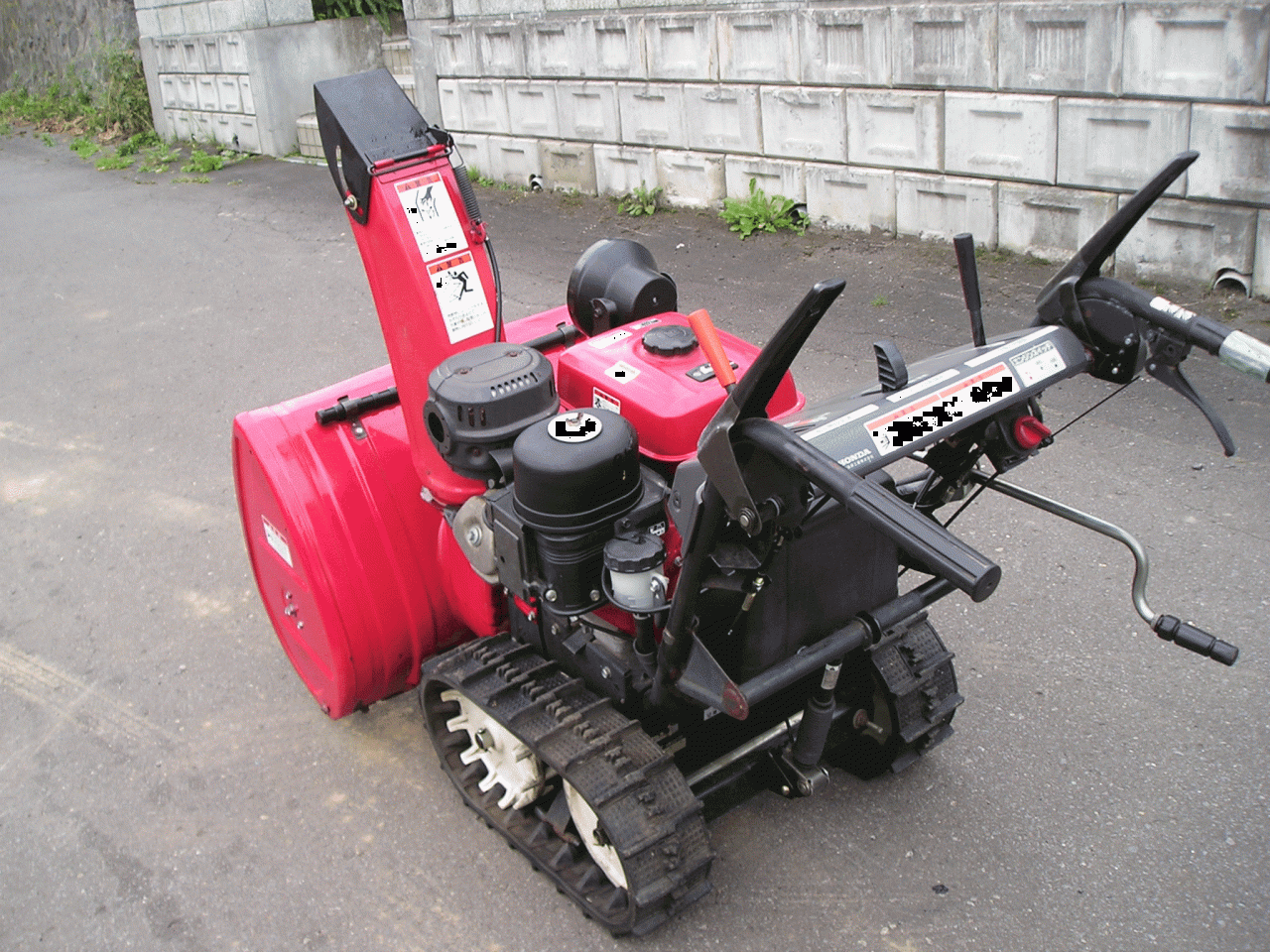 ホンダ除雪機★HS870 8馬力 ガスアシスト　一部塗装のみ中古品 発送不可 除雪機 ホンダ8馬力除雪機 HS－870 オーガ上下ハンド式（ガス