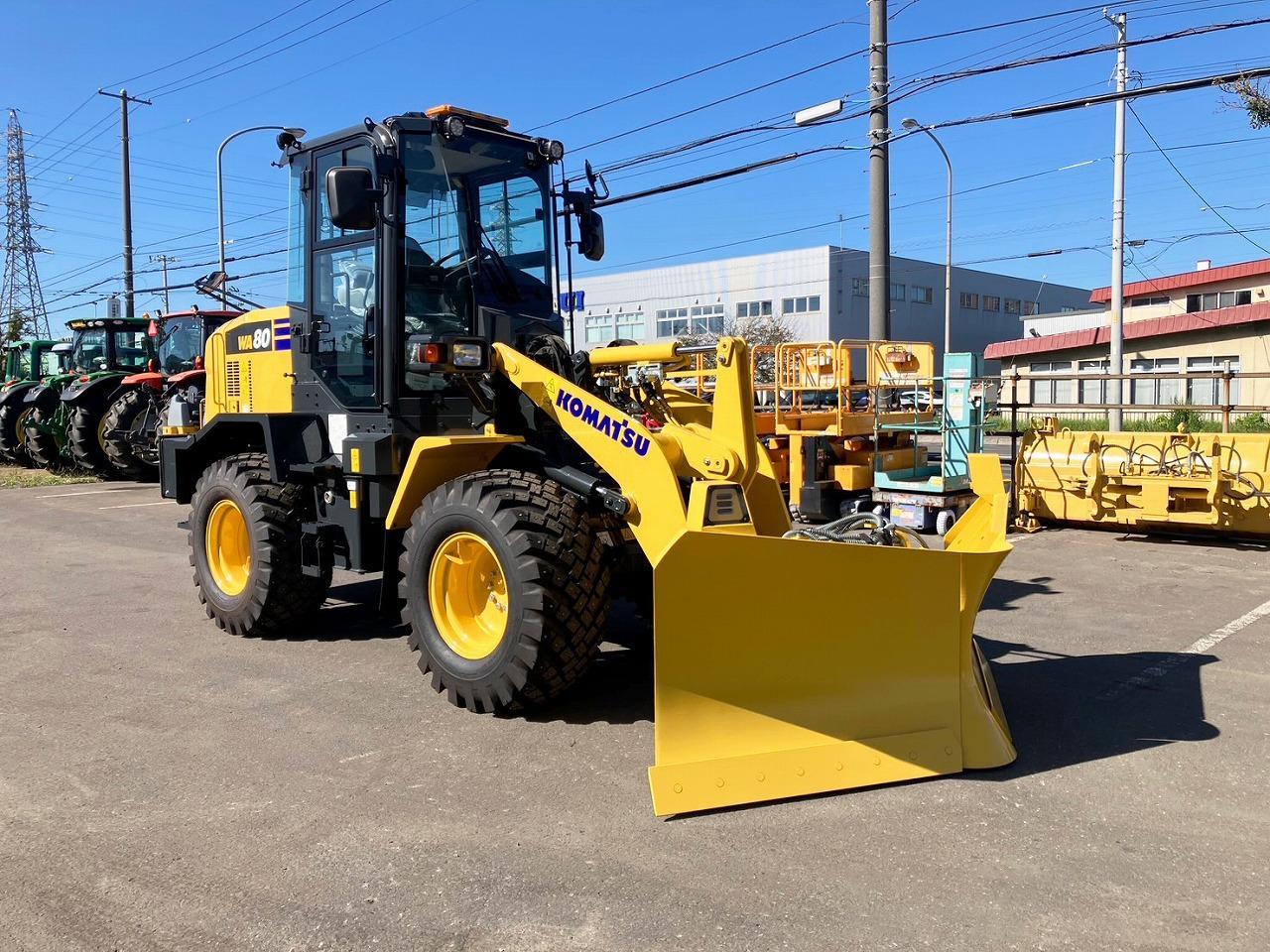 ホイールローダ&nbsp;&nbsp;未使用　コマツ　WA80-8　マ...&nbsp;未使用　コマツ　WA80-8　マルチプラウ仕様　建機