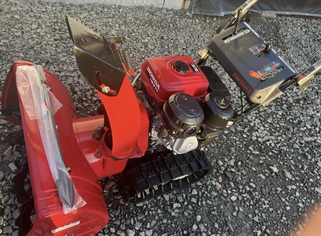 除雪機 ホンダ8馬力 HS870 点検整備塗装済み 絶好調 江別市隣接市町村