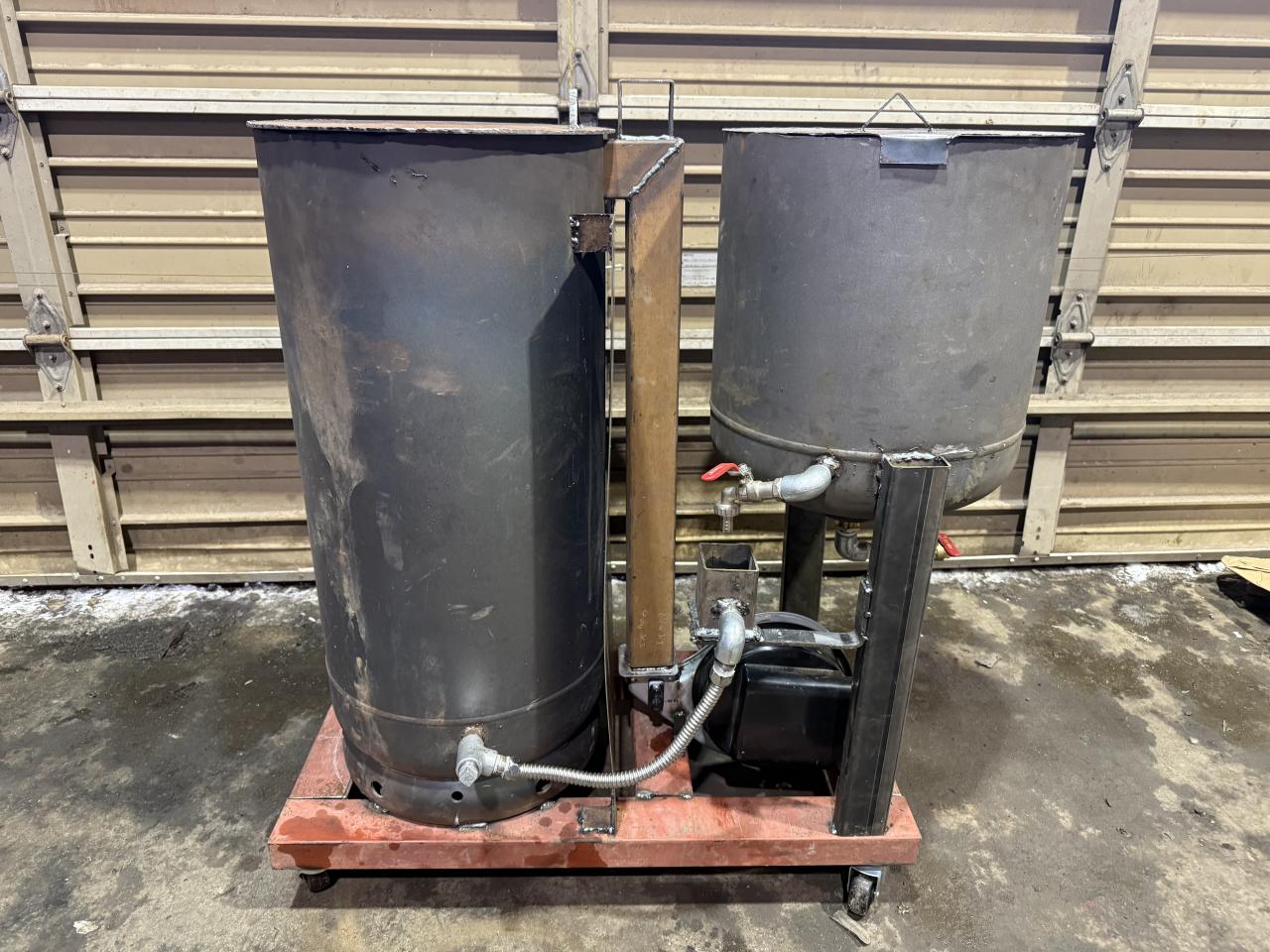 ヒーター 大型廃油ストーブ 30坪程度に 超高火力！