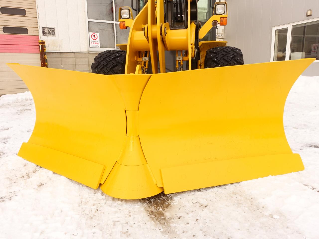 ホイールローダ コマツ WA40-6 バケット容量0.5m3 マルチプラウ｜除雪