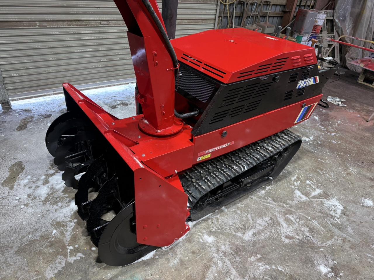 【秋田発】フジイ 大型除雪機 FSR1114D 14馬力！軽整備済！機関良好！秋田県より スノーブロワー スノーラッセル Yahoo!オークション - 除雪機 フジイ FSR1114DF 駆動時間少