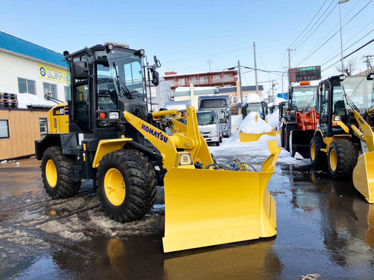 ホイールローダ&nbsp;&nbsp;コマツ　未使用　WA80-8　建機&nbsp;コマツ　未使用　WA80-8　建機