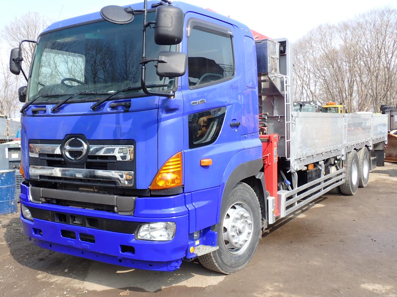 プロフィア 4段クレーン＆ラジコン　苫小牧ヤード