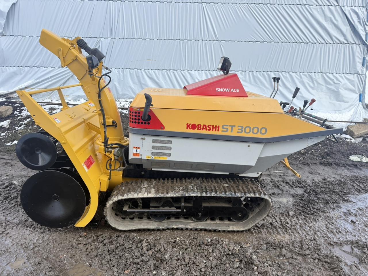 除雪機 部分塗装済！コバシ ST3000...