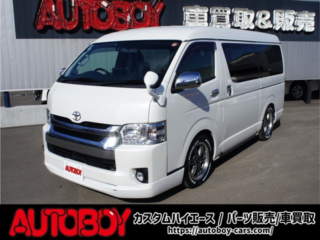 ハイエース&nbsp;&nbsp;2.7 GL ロング ファインテックツ...&nbsp;2.7 GL ロング ファインテックツアラー 4WD　アルパインBIG-Xナビ&後席フリップダウンモニター　両側パワースライドドア　社外ETC　ISOFIX対応キャプテンシート　415COBRAクリーンルック3Fスポイラー　BADRACKER17インチAW　ドラレコ 2700