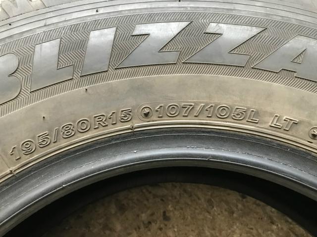 BS VL1 195/80R15 107/105L LT 4本