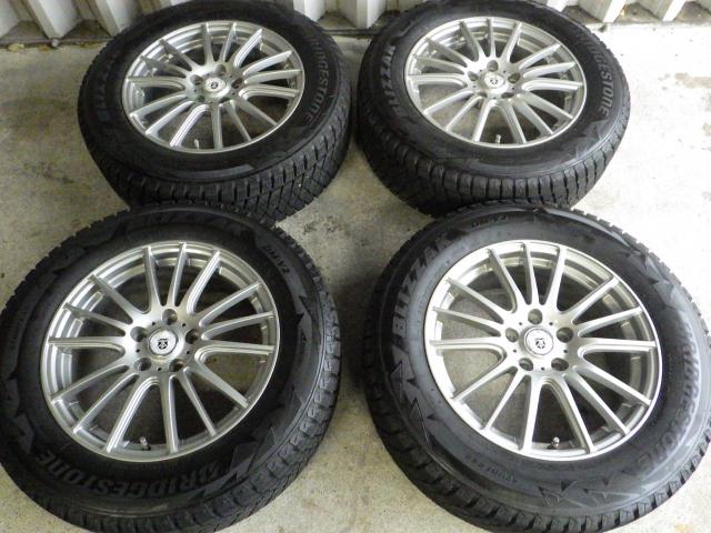 エクストレイル他　WEDS１７ｘ７J　ET48　ブリヂストン ブリザック DM-V2 225/65R17４本セット 17×７J 5H/114.3 48  