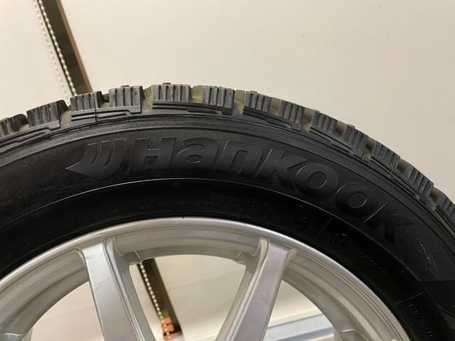 札幌のスパイクタイヤ14インチ社外アルミ4本セットの中古