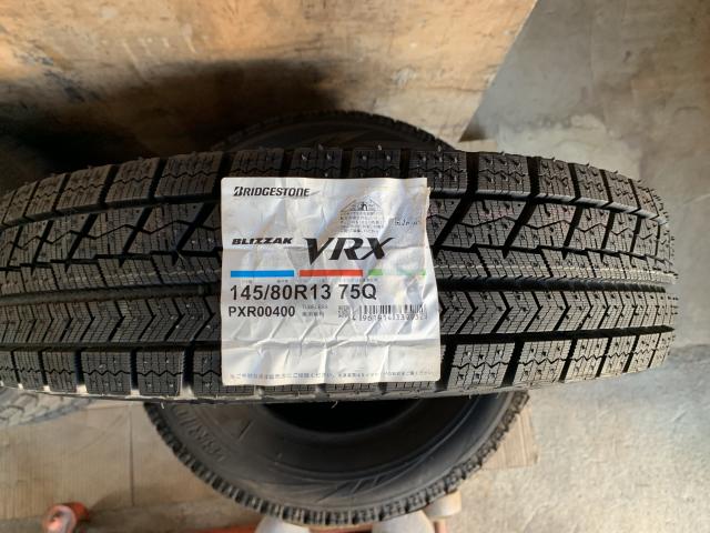 新品ブリジストン145/80R13VRX