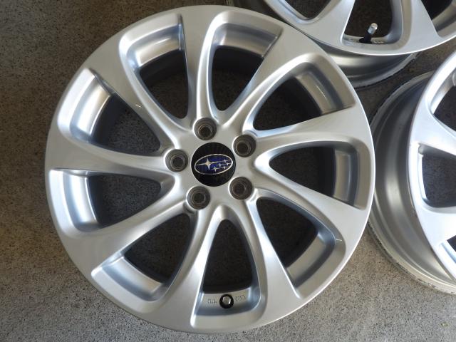 スバル純op エルフォージ希少 PCD100 5H 17インチ インセット55 （札幌 