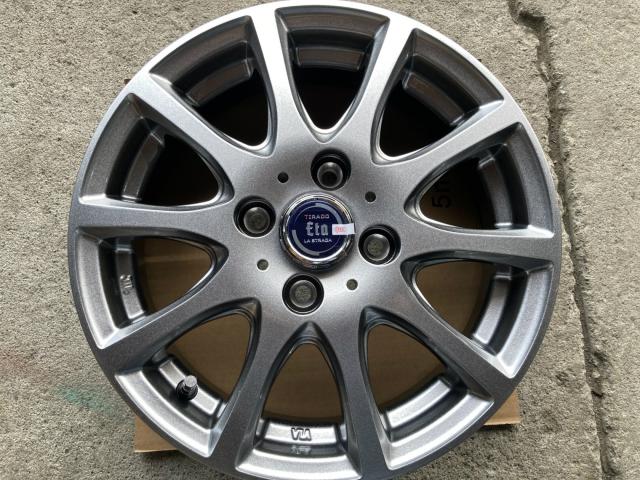 新品社外アルミホイール 14×4.5J 4H 100PCD+45 