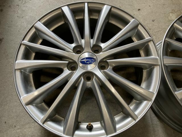札幌のスバル純正アルミホイール 16×6.5J 5H 100PCD+55 4本の中古