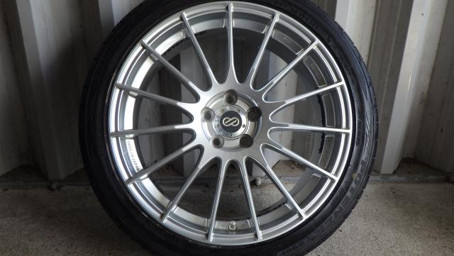 【値下げしてます】enkei ホイール　18インチ　rs05rr 4本セット 値下げしてます】enkei ホイール 18インチ rs05rr 4本セット