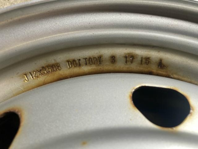 社外スチールホイール TOPY J12×3.50B 4Hマルチ 100/110/114.3 4本