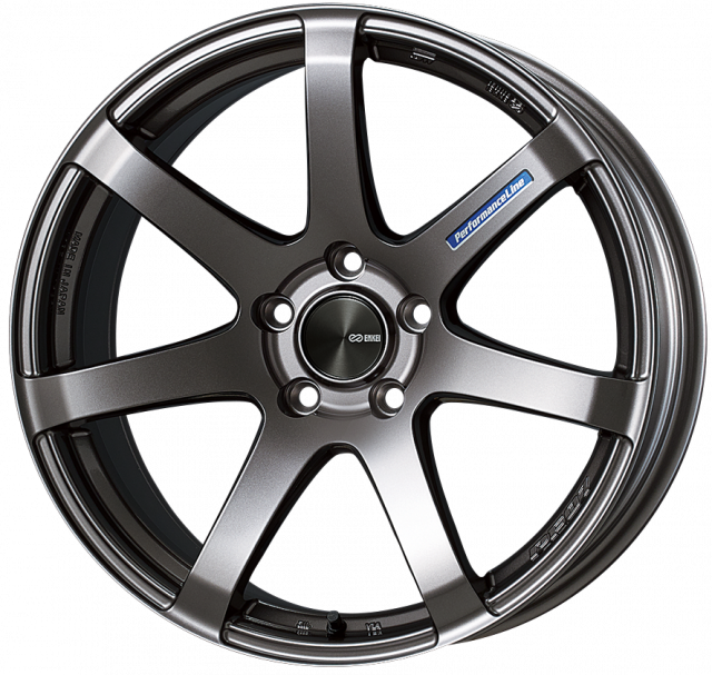 2本セット　エンケイ　PF07　18×10.5J（+25）5H-114.3　ダークシルバー　Rear Face　新品展示品