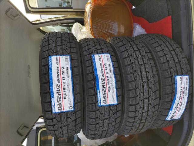 155/65R13 23年製新品TOYOオフ゛サ゛ーフ゛カ゛リットGIZ