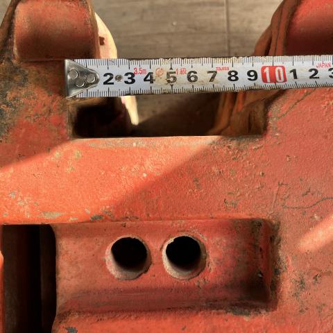ヤンマー（YANMER）純正　トラクター用　ウエイト　重量40kg　3個1セット　重り　錘　ウェイト　トラクター パーツ　中古