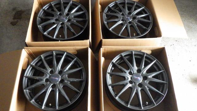 16×6.5J 5H/114.3 53 WEDS VELVA SPORT 16×6.5J　ET+53 114.3-5h ４本セット 070206