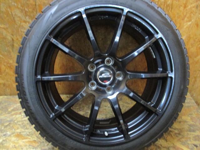 MID　シュナイダー　ST　18×8JH（+35）5H-114.3/　225/45R18（ピレリ　アイスアシンメトリコプラス）