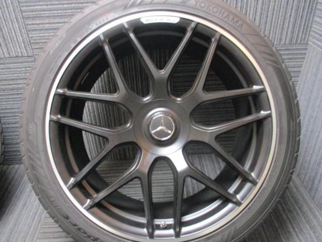 メルセデスベンツ純正　AMG　W253　GLC　63　21×9.5/10J（+30/+28）5H-112/　265/40　295/35R21（ヨコハマ　アドバンスポーツ107SUV）ホイール美品　タイヤバリ山　