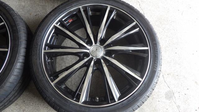 WEDS LEONIS WX 18x7J 114.3-5H ET47 225/40R18 ４本セット