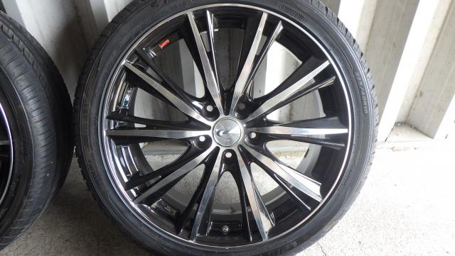 WEDS LEONIS WX 18x7J 114.3-5H ET47 225/40R18 ４本セット