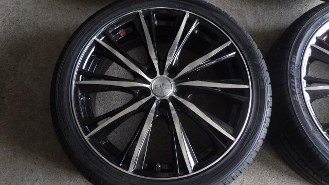 WEDS LEONIS WX 18x7J 114.3-5H ET47 225/40R18 ４本セット