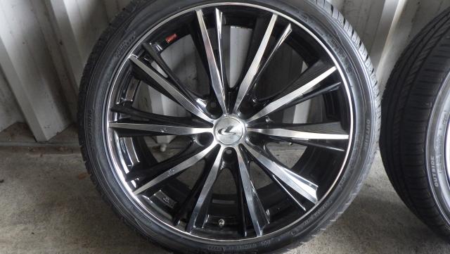 WEDS LEONIS WX 18x7J 114.3-5H ET47 225/40R18 ４本セット