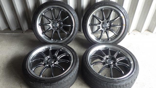 WORK EMOTION ZR10 18x7.5J 100-5H ET47 DIREZZA 225/40R18 88W ４本セット 070524