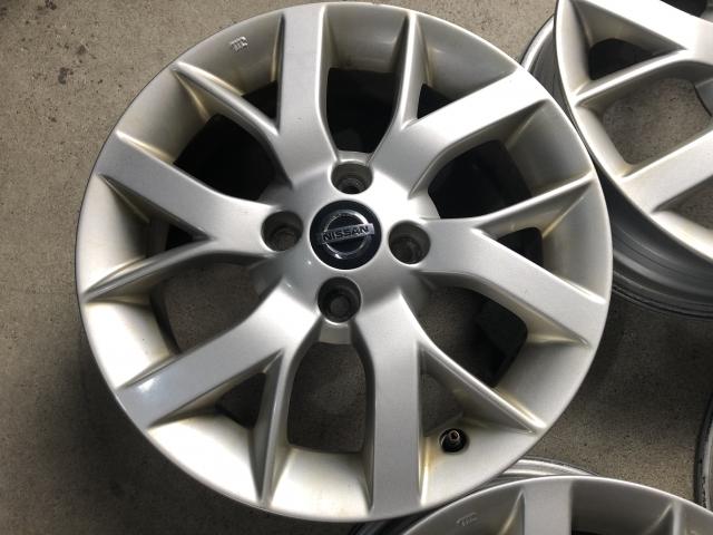 日産純正 ノート純正アルミホイール 15×5.5J 4H 100PCD＋40 4本