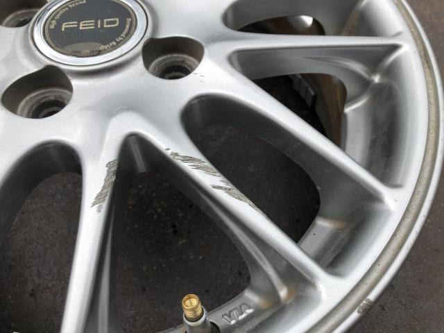社外アルミホイール FEID 14×4.5J 4H 100PCD＋46 4本