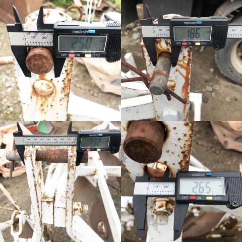 ★★ スガノ 中古プラウ（3連） ★★　全長 約2500mm / 高さ　約1190mm / 横幅：約1600mm 