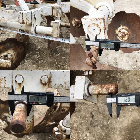 ★★ スガノ 中古プラウ（3連） ★★　全長 約2500mm / 高さ　約1190mm / 横幅：約1600mm 