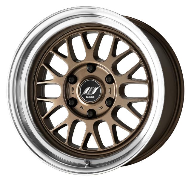 WORK　XTRAP　M1HC　エクストラップ　18×8J（+35）6H-139.7　新品展示品　400本限定品 ブロンズメタリックダイヤカットリム　ブラックセンターキャップ限定使用