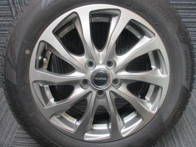 バルミナ　15×6J（+43）5H-100/　185/60R15（ブリヂストン　VRX3）タイヤ2021年製造