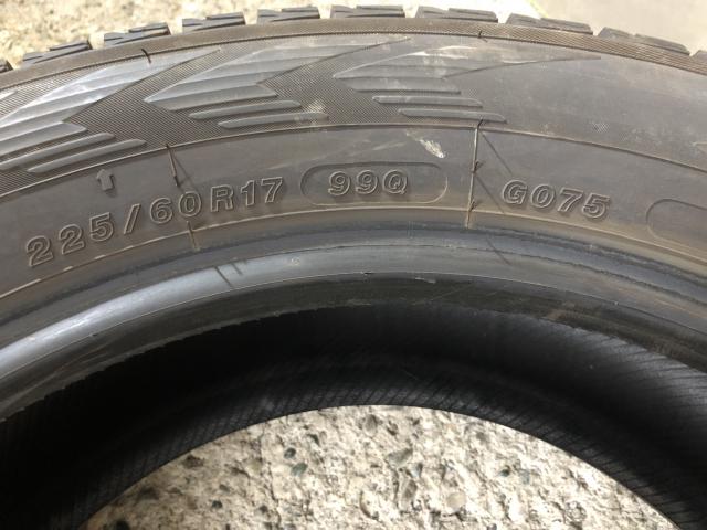 YOKOHAMA G075 225/60R17 4本