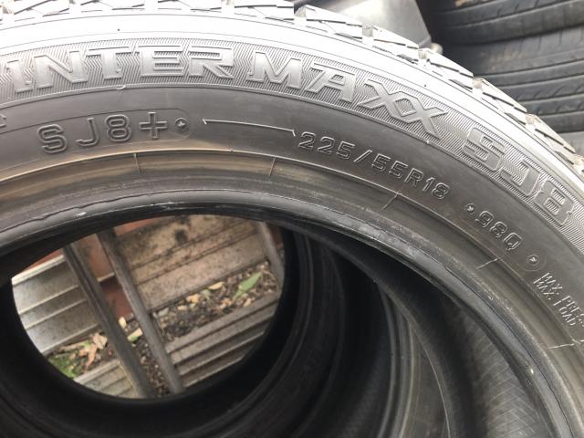 DUNLOP WINTER MAXX SJ8＋ 225/55R18 4本