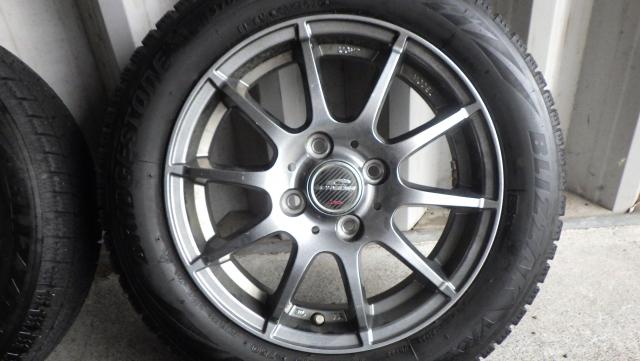 14×4.5J 4H/100 43 軽自動車サイズ ブリヂストンブリザックVRX2155/65R14